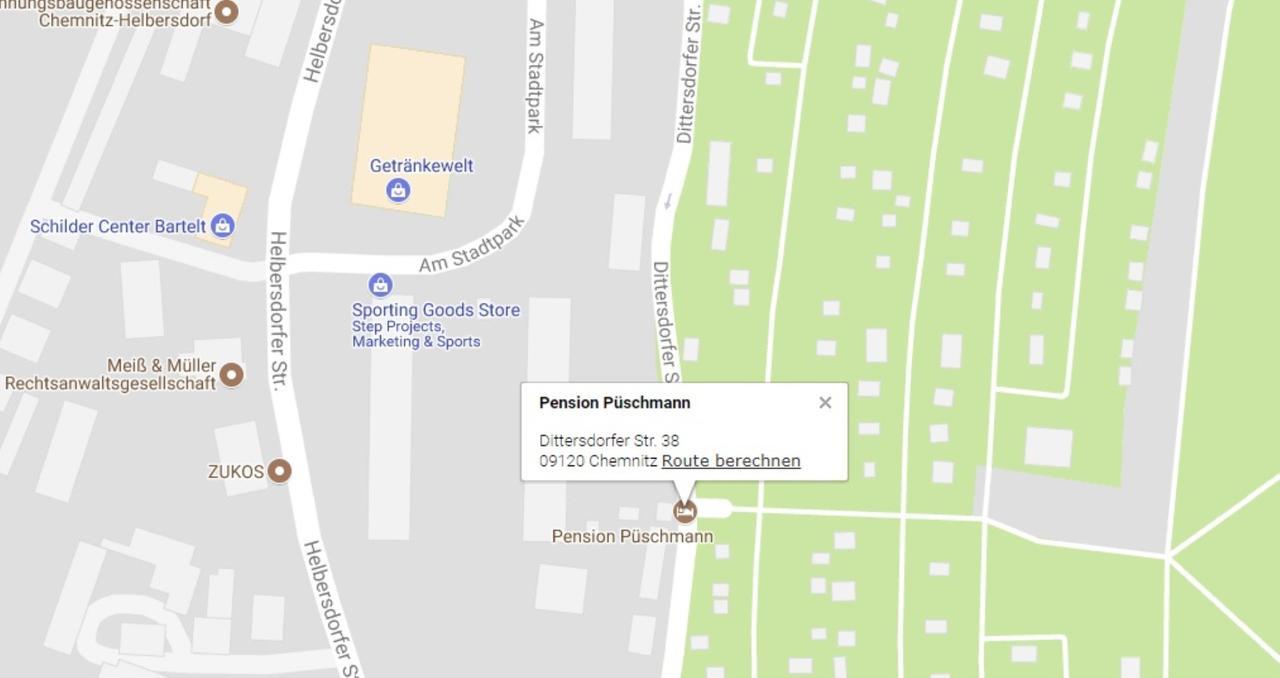 Pension Pueschmann Chemnitz Exterior photo